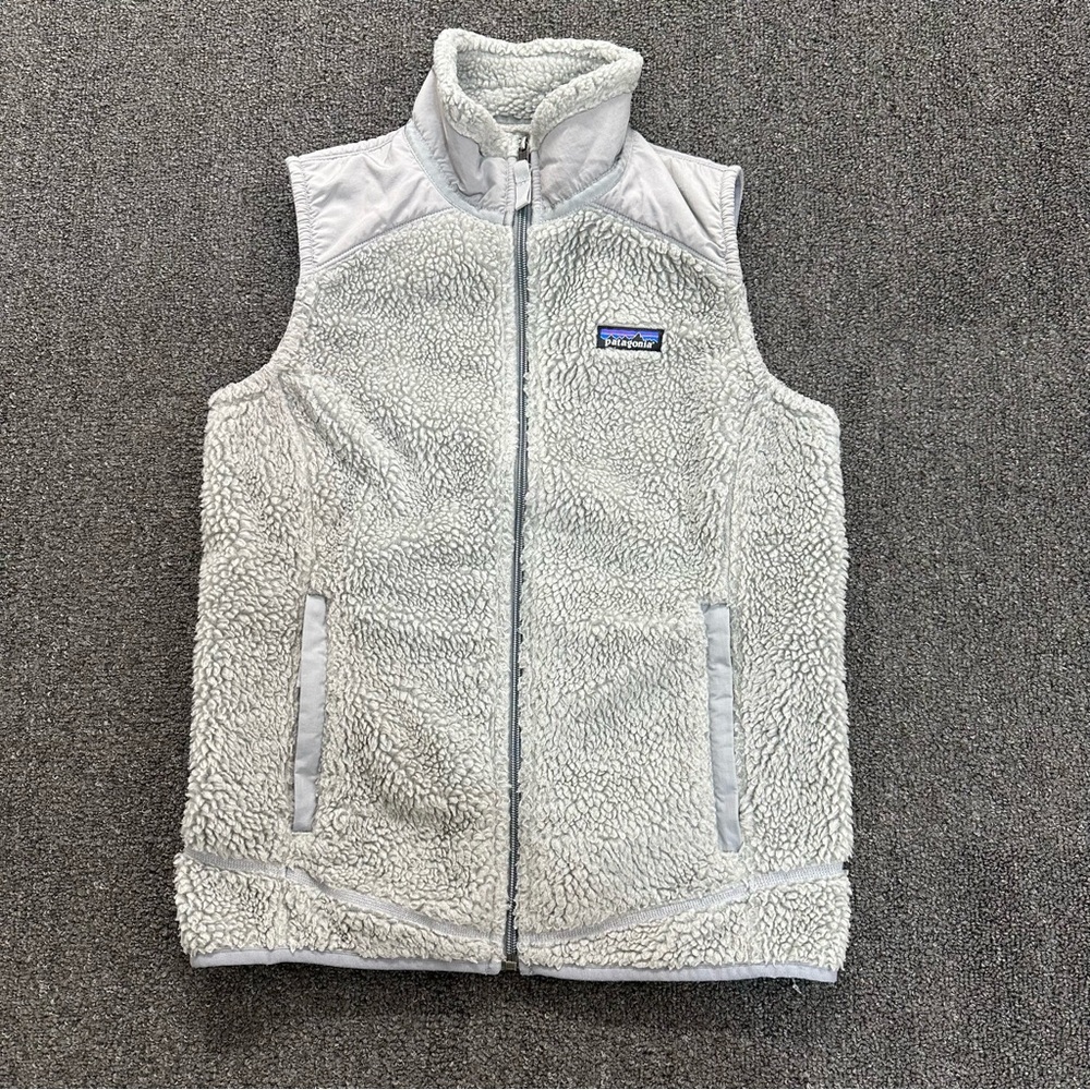 Patagonia White Fleece Vest
